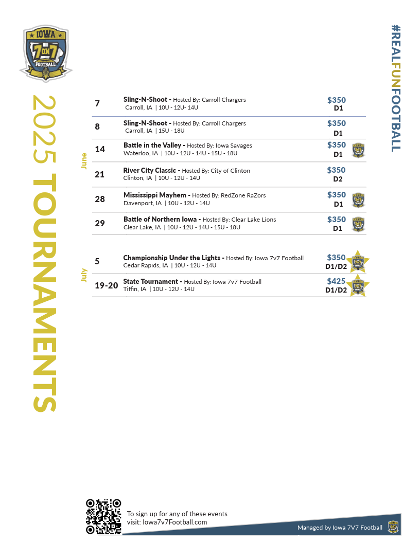 2025 Event List Page 2